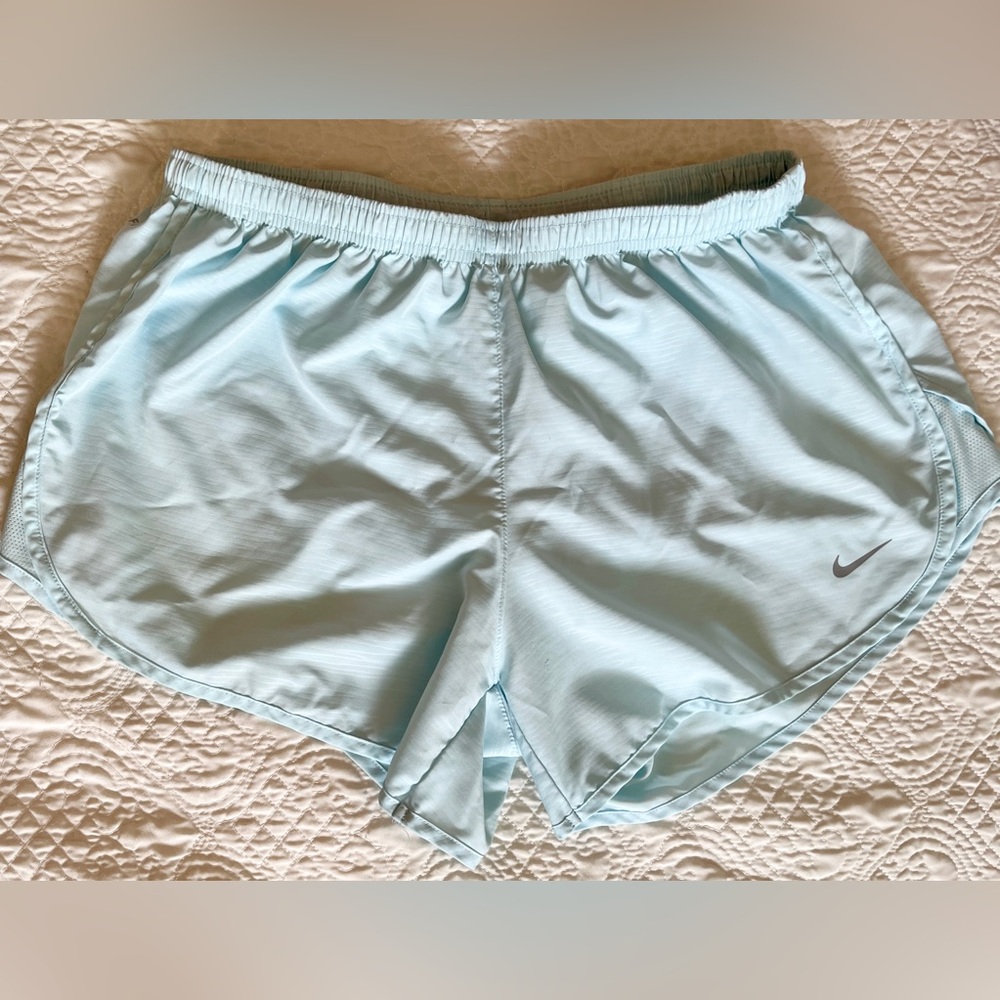 Nike Women's Athletic Shorts in Light Blue, size L